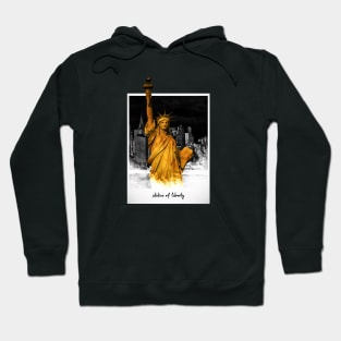 Gold Statue of Liberty Hoodie